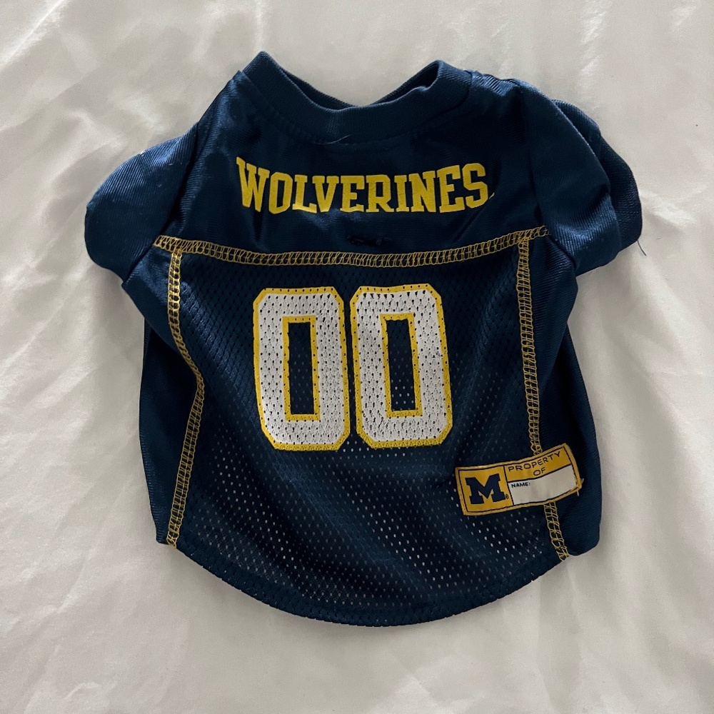 MICHIGAN JERSEY NAVY (SMALL) FOR DOGS